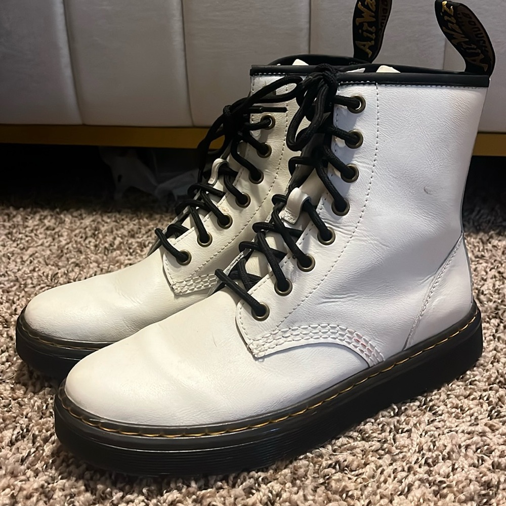 White Doc Marten Boots